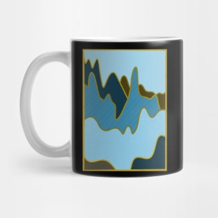 Gemstone Mountains Blue Mug